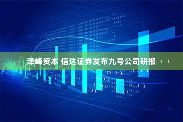 泽峰资本 信达证券发布九号公司研报
